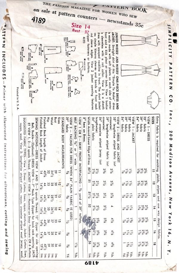 Simplicity 4189 A - Image 2